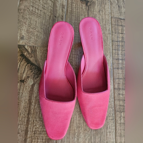Doen Asher Mule in pink satin, 40 - Picture 6 of 12